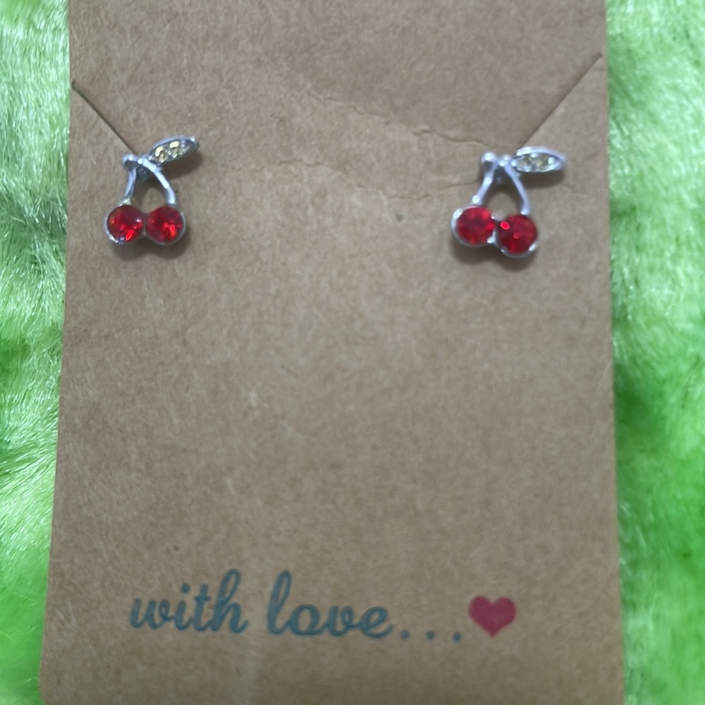 Cherry earrings